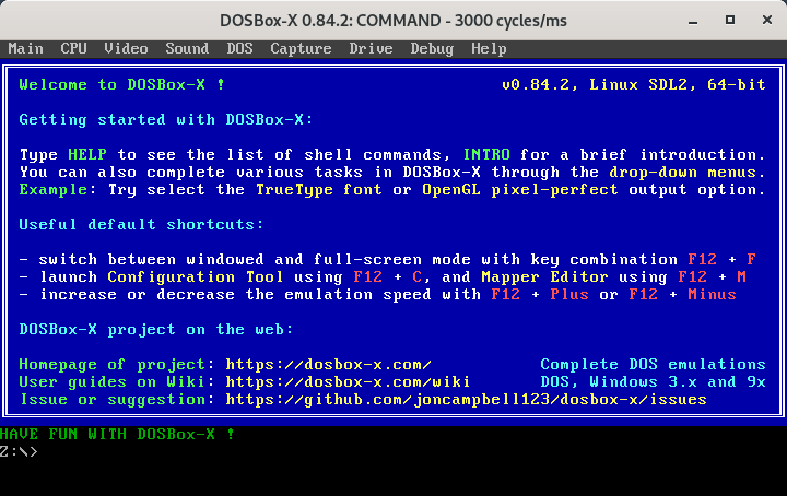 dosbox-x